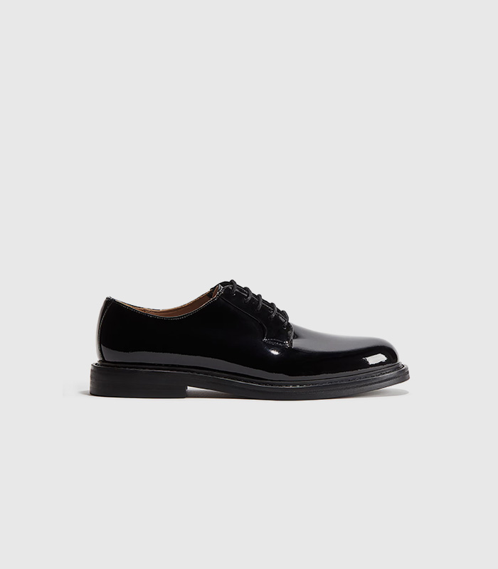 Leather derby shoes